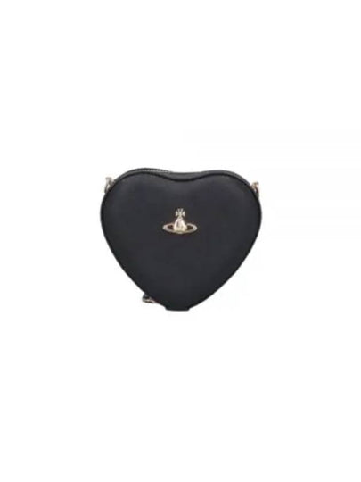 ORB Logo Heart Cross Bag Black - VIVIENNE WESTWOOD - BALAAN 2