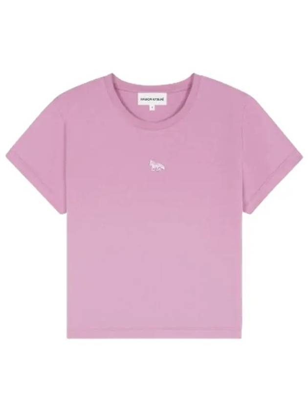 Baby Fox Patch Baby Short Sleeve T-Shirt Blossom - MAISON KITSUNE - BALAAN 4