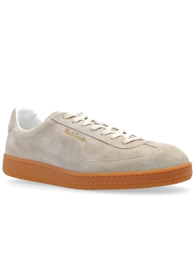 Logo Suede Low Top Sneakers Beige - PAUL SMITH - BALAAN 5