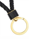 Intrecciato Lambskin Key Holder Black - BOTTEGA VENETA - BALAAN 5