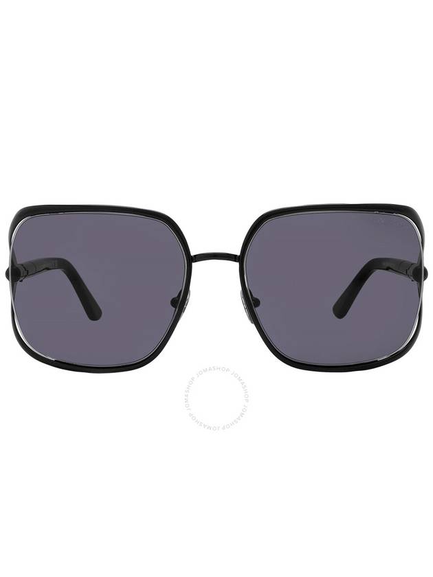 Tom Ford Goldie Smoke Rectangular Ladies Sunglasses FT1092 01A 60 - TOM FORD - BALAAN 1