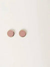 Enameled Metal Earrings Orchid Pink - MIU MIU - BALAAN 2