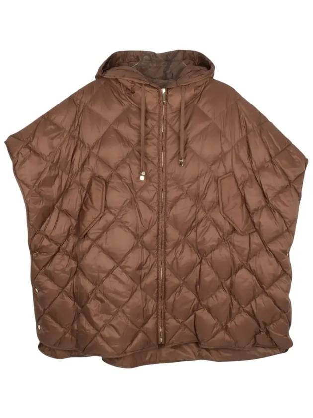 Treman Zip-Up Padding Cape Brown - MAX MARA - BALAAN 2