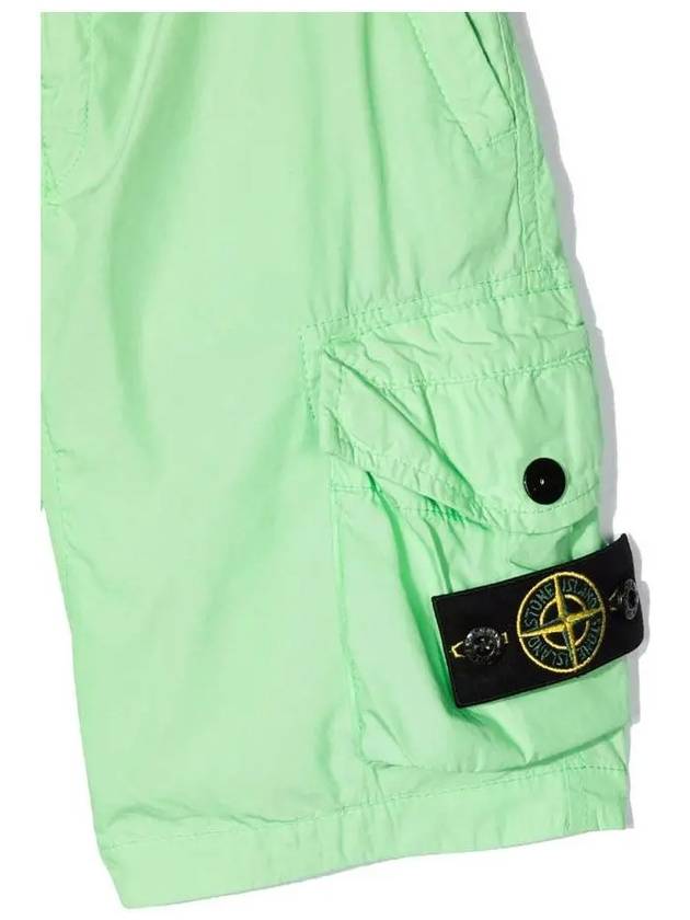 Kids Waffen Cargo Pants Lime 7616L0701 V0051 - STONE ISLAND - BALAAN 4