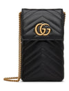 Marmont Matelasse Chain Mini Bag Black - GUCCI - BALAAN 1