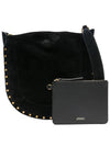 Oskan Moon Shoulder Bag Black - ISABEL MARANT - BALAAN 3