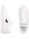 Logo Quilted Nappa Leather Low Top Sneakers White - PRADA - BALAAN 2