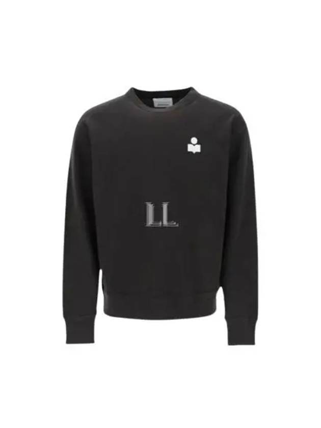 Mike Logo Cotton Sweatshirt Black - ISABEL MARANT - BALAAN 2