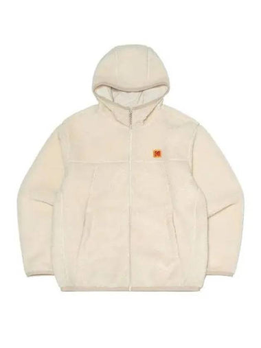 KODAK Essential Hooded Fleece Jacket IVORY - KODO - BALAAN 1