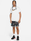 Fran Swoosh Short Sleeve T-Shirt White - NIKE - BALAAN 4