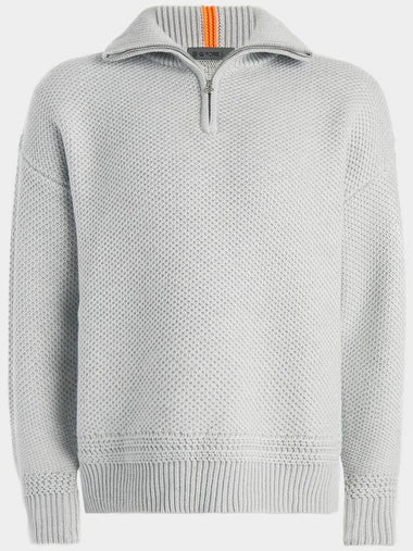 Men s Ribbed Funnel Quarter Zip Sweater - G/FORE - BALAAN 1