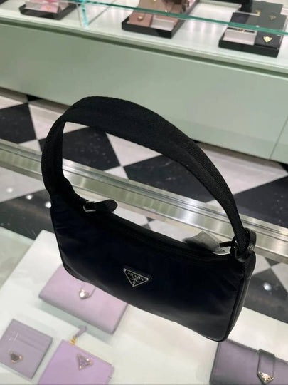 Re-Edition 2000 Re-Nylon Mini Shoulder Bag Black - PRADA - BALAAN 2