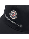 Unisex logo patch ball cap hat 3B00002 0U162 999 - MONCLER - BALAAN 6