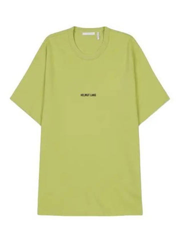 Logo Core Short Sleeve T Shirt Absinthe Tee - HELMUT LANG - BALAAN 1
