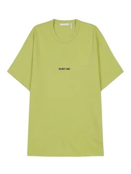 Logo Core Short Sleeve T Shirt Absinthe Tee - HELMUT LANG - BALAAN 1
