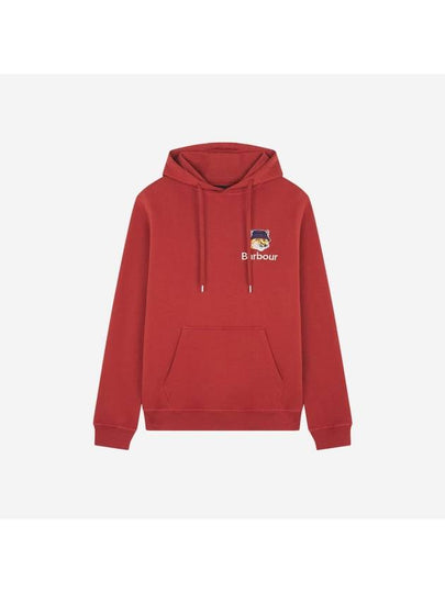 Fox Head Logo Hoodie Organge - BARBOUR - BALAAN 2