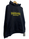 Women's World Wide Retail Therapy Logo Hoodie Black - BALENCIAGA - BALAAN.