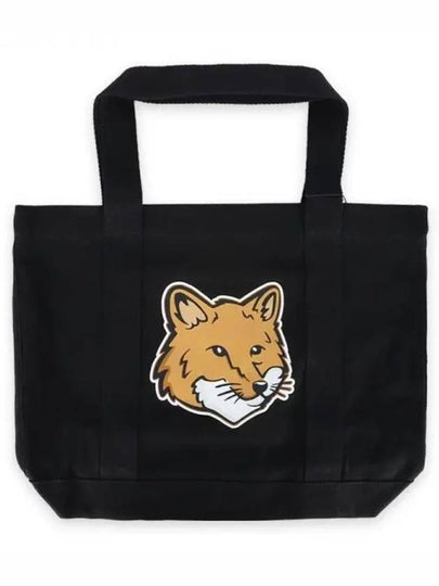 Fox Head Print Tote Bag Black - MAISON KITSUNE - BALAAN 2