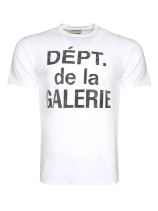 24 DDLG 1030 WHTE logo t shirt - GALLERY DEPT. - BALAAN 1