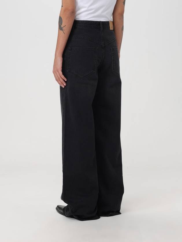 Noldy Denim Wide Jeans Black - ISABEL MARANT - BALAAN 4