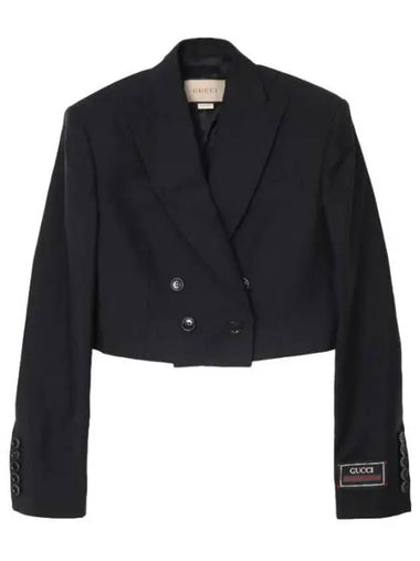 Wool mohair cropped jacket - GUCCI - BALAAN 1