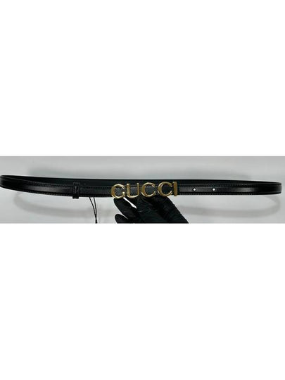 thin buckle belt 85 - GUCCI - BALAAN 2