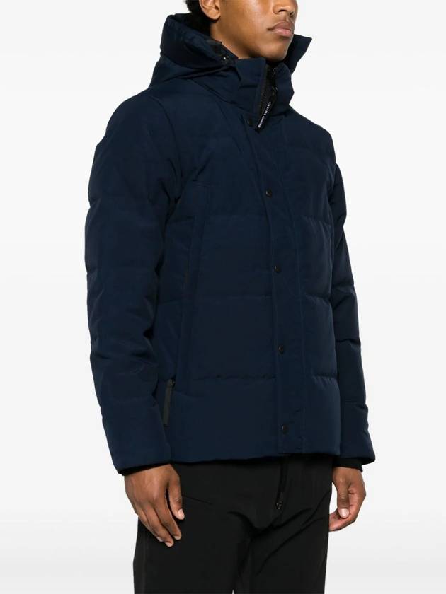 Wyndham Logo Patch Padding Navy - CANADA GOOSE - BALAAN 4