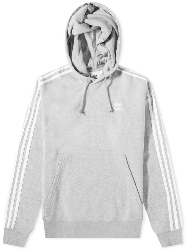 Classics 3 Stripes Hoodie Grey - ADIDAS - BALAAN 1