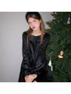 Holiday Satin Mini Dress Black - LETTER FROM MOON - BALAAN 8