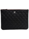 Silver Caviar Clutch New Medium AP4021 - CHANEL - BALAAN 2