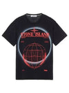 Men's Solar Eclipse Logo Short Sleeve T-Shirt Black - STONE ISLAND - BALAAN 2