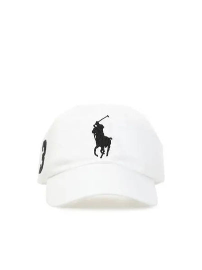 Big Pony Logo Ball Cap White - POLO RALPH LAUREN - BALAAN 2