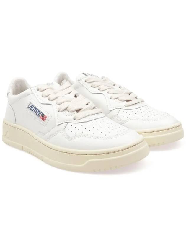 Medalist Leather Low Top Sneakers White - AUTRY - BALAAN 4