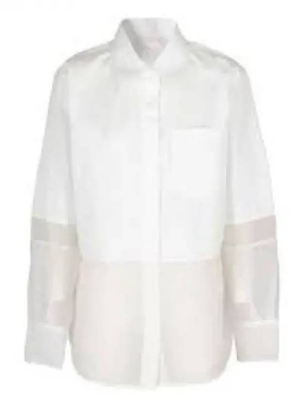 Combo Poplin Sheer Shirt 270928 - HELMUT LANG - BALAAN 1