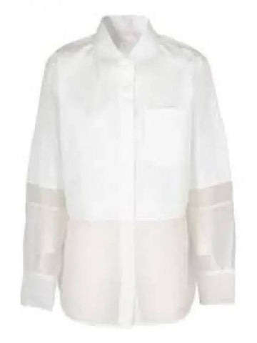 Combo Poplin Sheer Shirt 270928 - HELMUT LANG - BALAAN 1