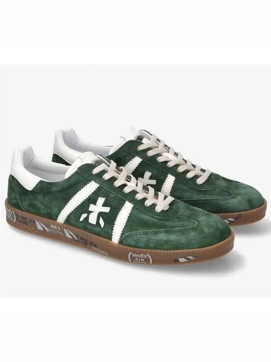 Bonnie Logo Patch Low Top Sneakers Green - PREMIATA - BALAAN 2