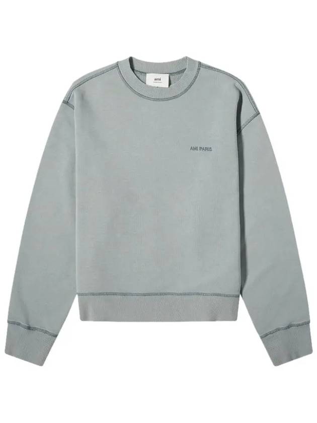 Fade Out Sweatshirt Blue - AMI - BALAAN 2