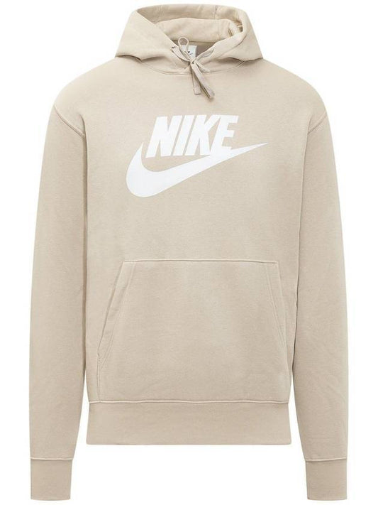 Men's NSW Club Fleece Basketball Hoodie Beige - NIKE - BALAAN 1