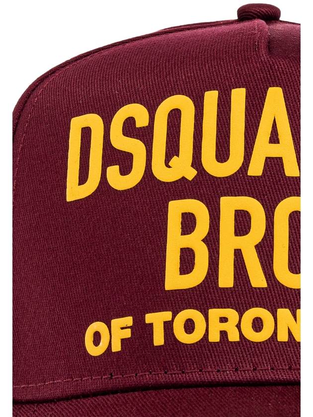 Dsquared2 Cap, Men's, Burgundy - DSQUARED2 - BALAAN 4