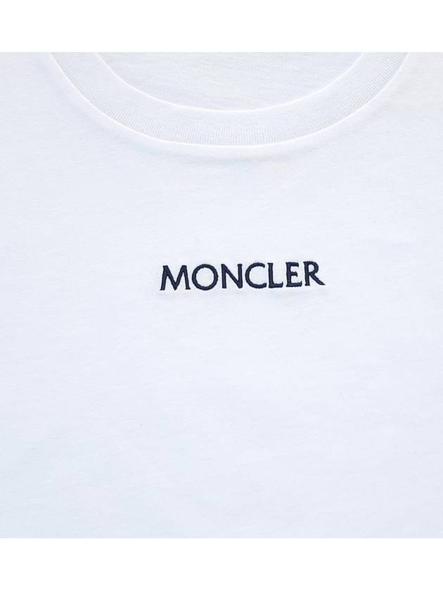 Women's Short Sleeve TShirt White 8C7A6 10 829FB 001 - MONCLER - BALAAN 3