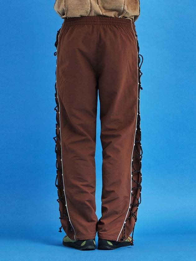 String nylon pants brown - UNALLOYED - BALAAN 4