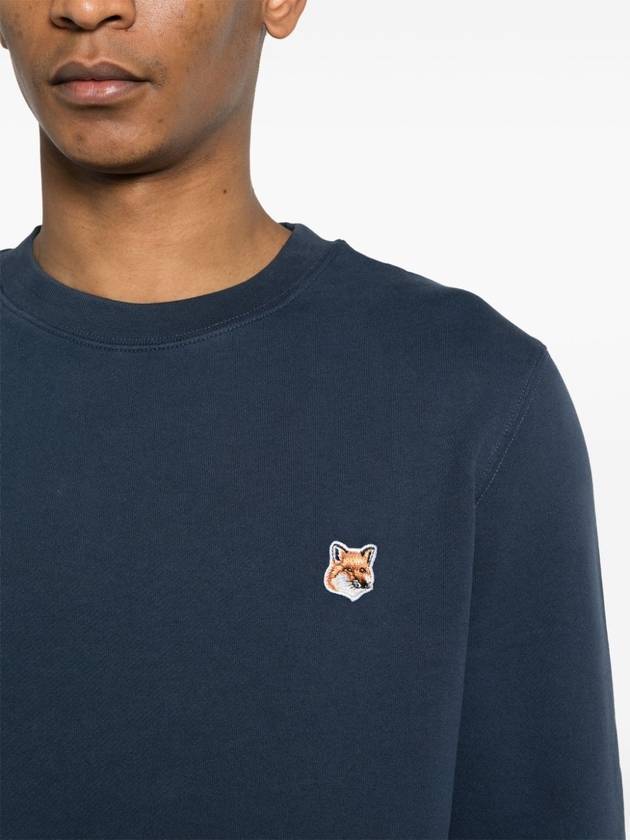 Fox Head Patch Regular Sweatshirt Midnight Blue - MAISON KITSUNE - BALAAN 6