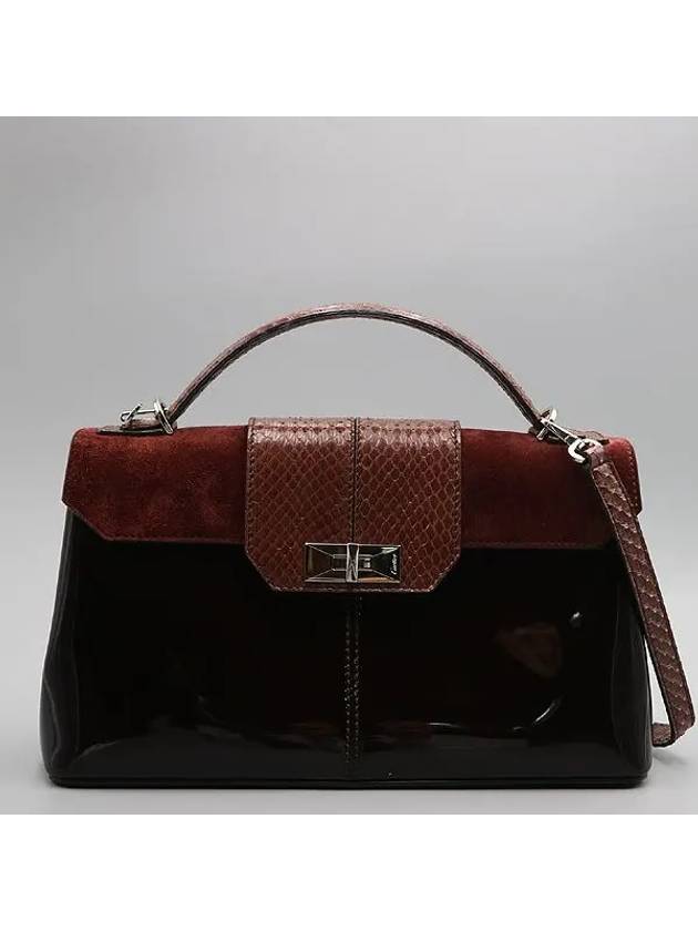 Burgundy 2 WAY bag - CARTIER - BALAAN 2