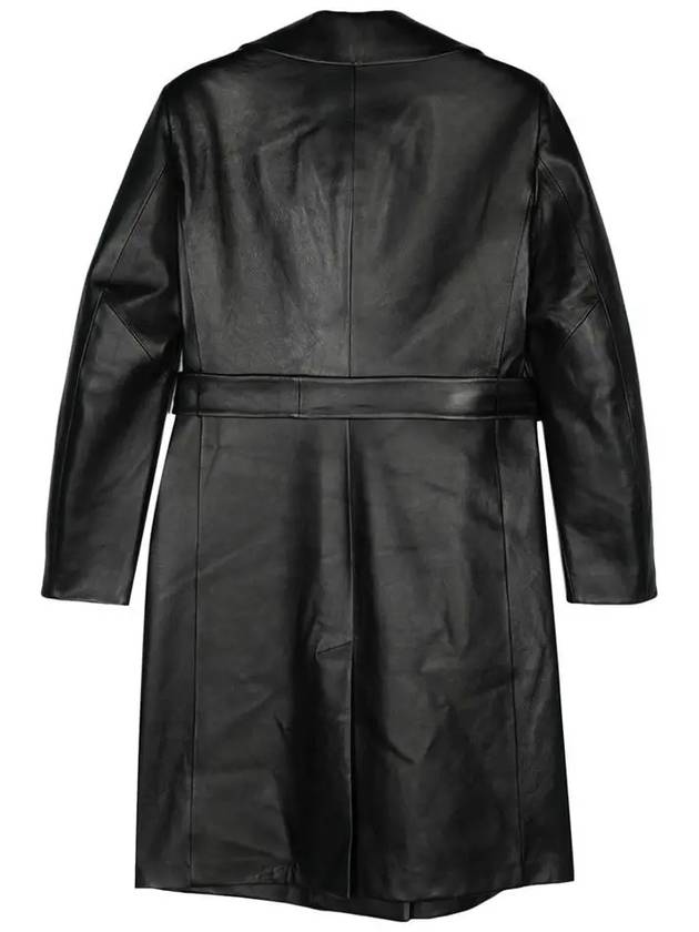 Geostra leather trench coat 22476011600 002 - MAX MARA - BALAAN 2