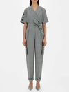 Bari Wool Jump Suit Grey - MAX MARA - BALAAN.