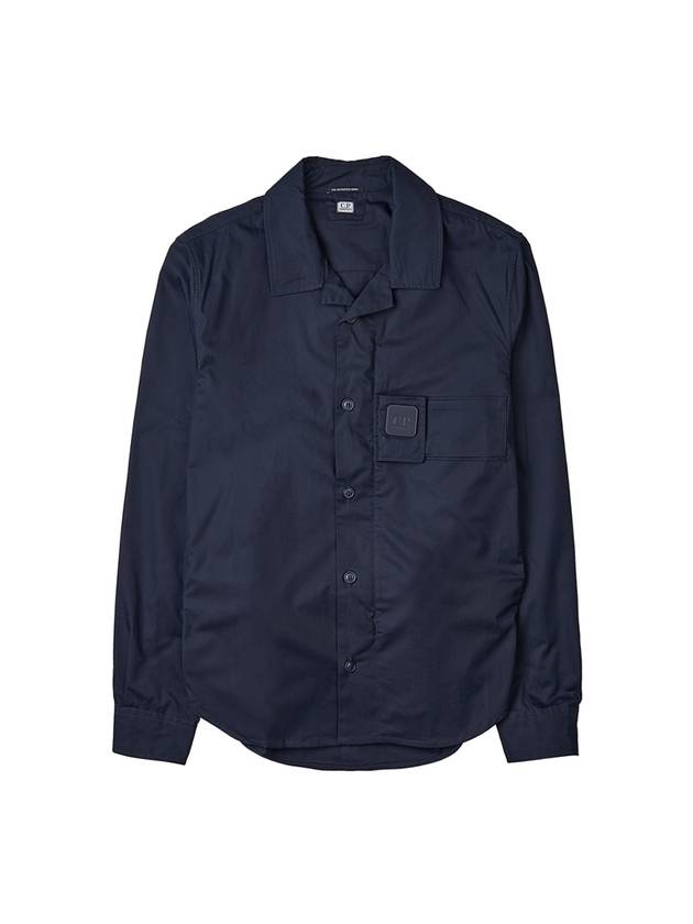 Metropolis Long Sleeve Shirt Navy - CP COMPANY - BALAAN 2