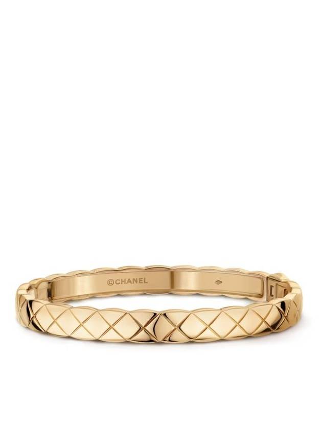 Coco Crush Quilted Bracelet Gold - CHANEL - BALAAN 2