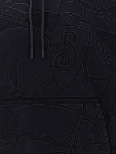 EKD Embroidered Hoodie Black - BURBERRY - BALAAN 2