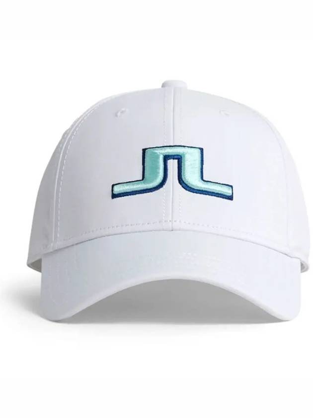 Angus Embroidered Logo Ball Cap White - J.LINDEBERG - BALAAN 2