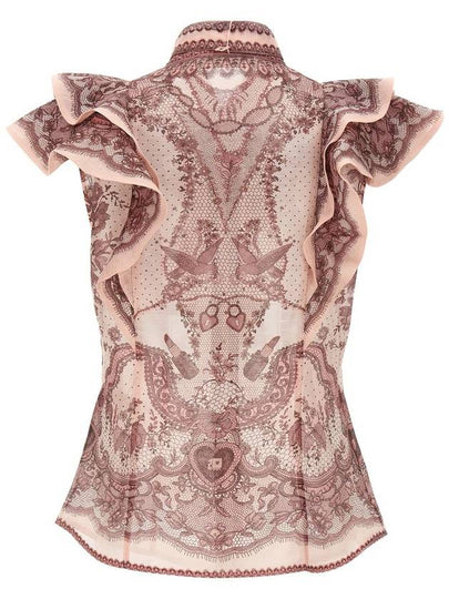 Zimmermann 'Crush Frilled' Shirt - ZIMMERMANN - BALAAN 2